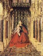 EYCK, Jan van The Virgin and Child in a Church Sweden oil painting artist